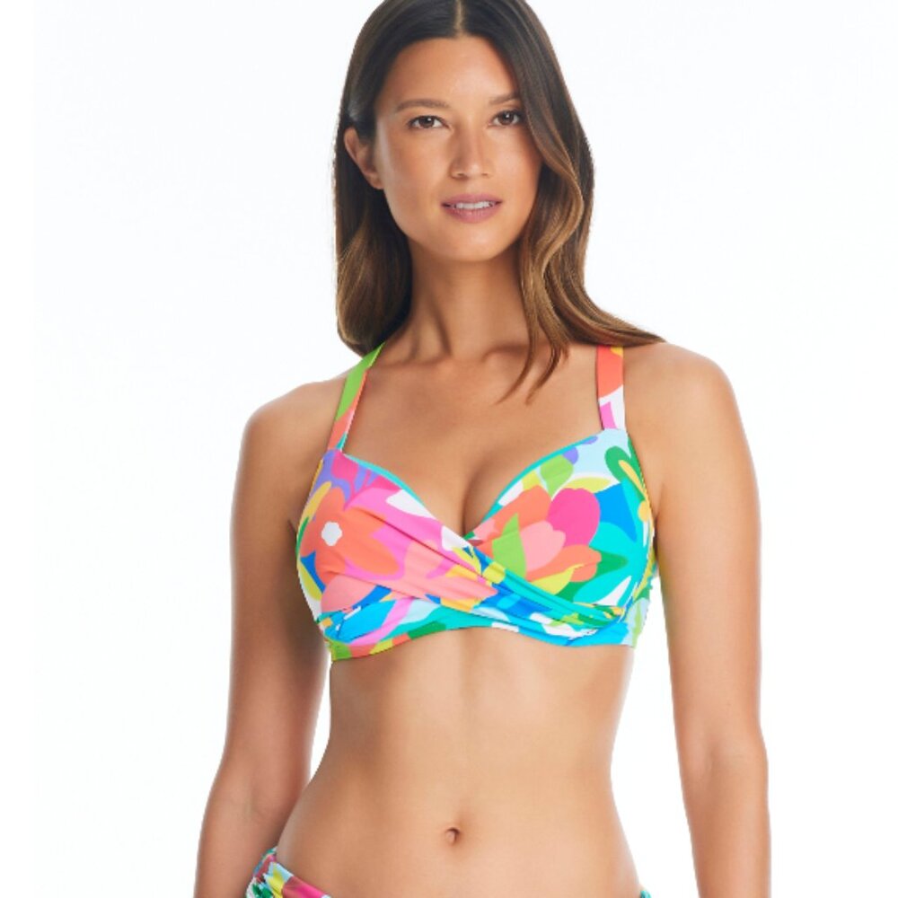 Bleu by Rod Beattie Women's Away We Go Bikini Top 38D